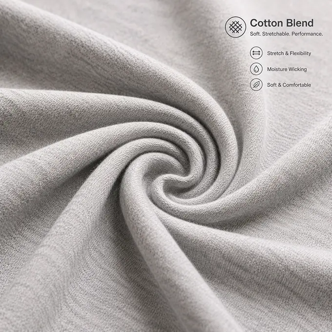 Cotton blend fabric for comfortable custom T-shirt manufacturing